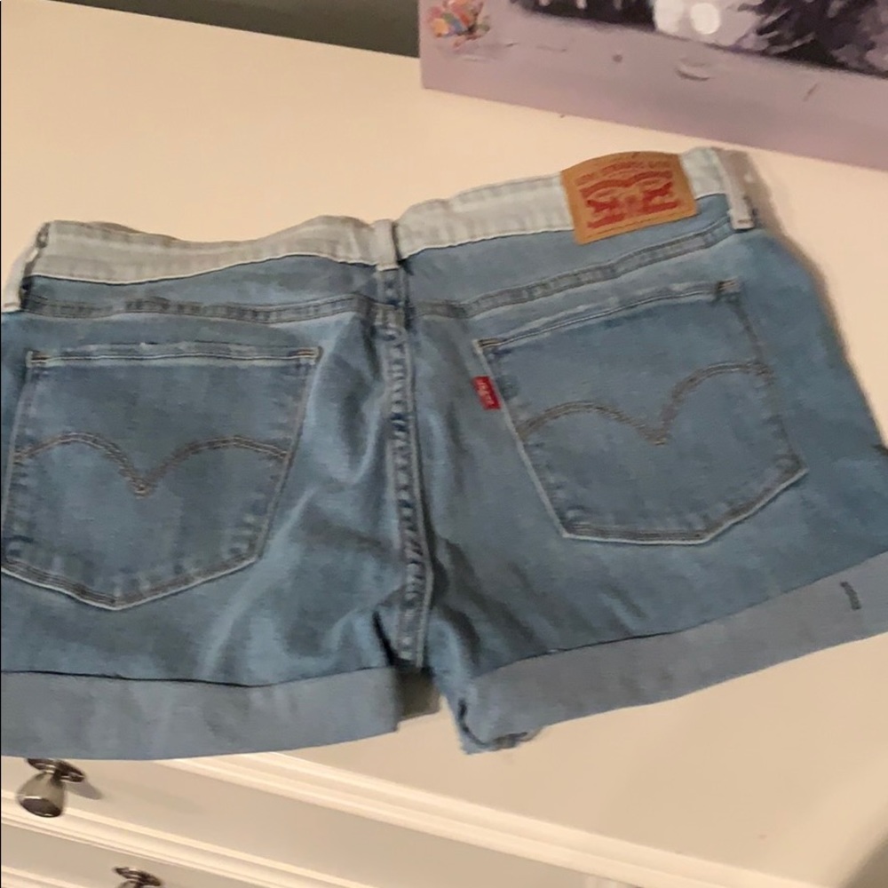 levi denim shorts